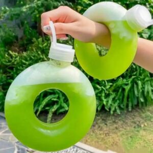 Chai nhựa pet đựng nước hình vòng tay; dung tích 400ml - 800ml