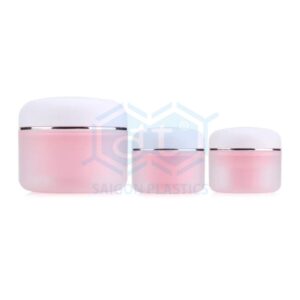 Hũ nhựa pp mạ viền cao cấp ; dung tích 50ml - 300ml